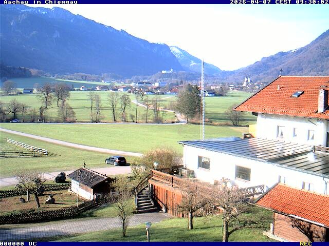 Archiv Foto Webcam Aschau im Chiemgau - Blick Richtung Süden auf Aschau