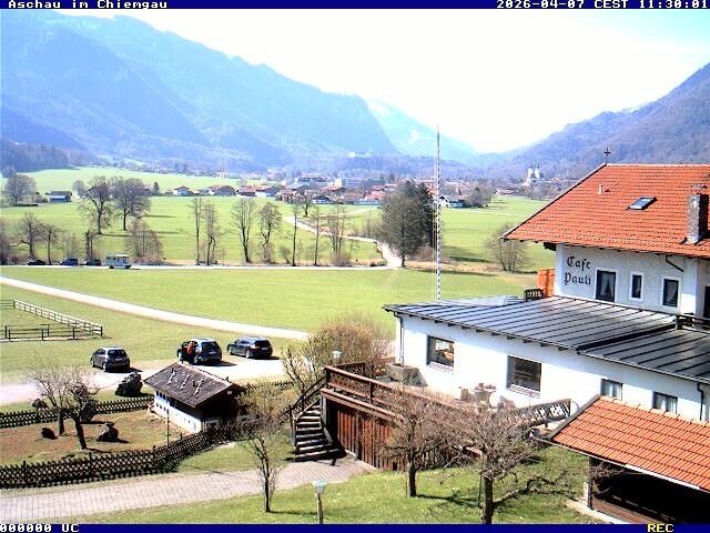 Archiv Foto Webcam Aschau im Chiemgau - Blick Richtung Süden auf Aschau