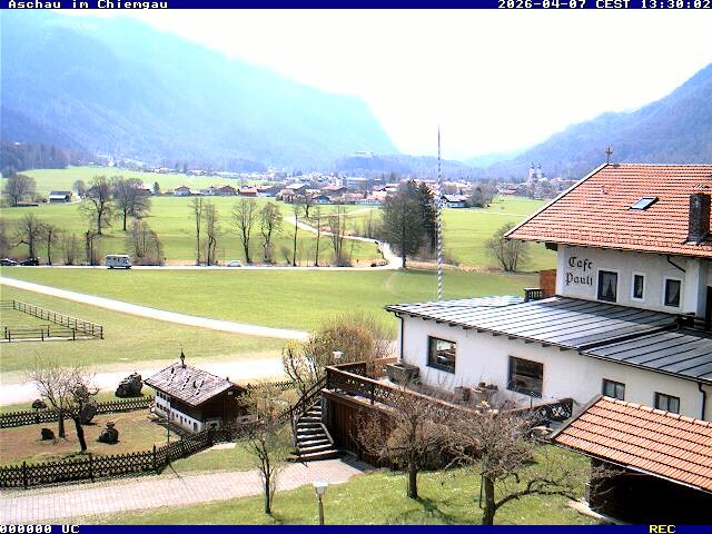 Archiv Foto Webcam Aschau im Chiemgau - Blick Richtung Süden auf Aschau