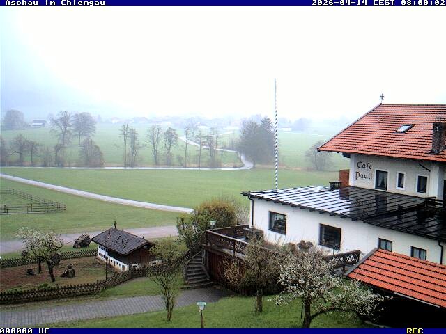 Archiv Foto Webcam Aschau im Chiemgau - Blick Richtung Süden auf Aschau