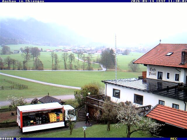 Archiv Foto Webcam Aschau im Chiemgau - Blick Richtung Süden auf Aschau