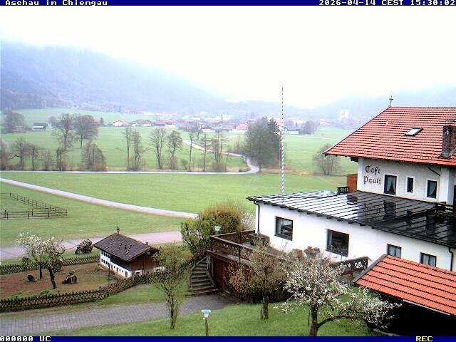 Archiv Foto Webcam Aschau im Chiemgau - Blick Richtung Süden auf Aschau
