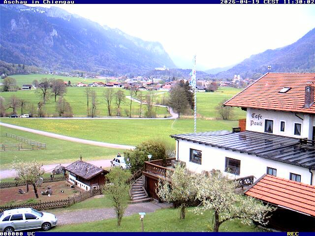 Archiv Foto Webcam Aschau im Chiemgau - Blick Richtung Süden auf Aschau