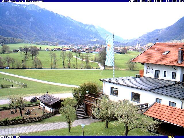 Archiv Foto Webcam Aschau im Chiemgau - Blick Richtung Süden auf Aschau
