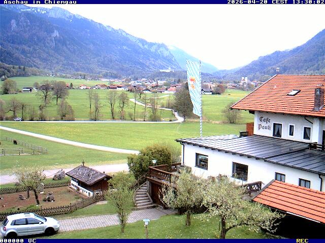Archiv Foto Webcam Aschau im Chiemgau - Blick Richtung Süden auf Aschau