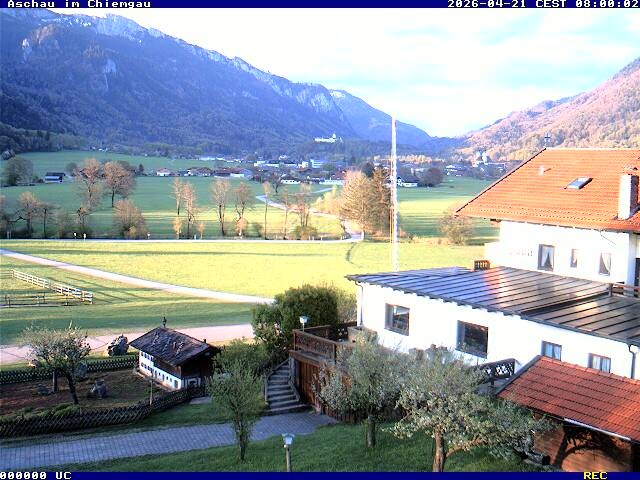 Archiv Foto Webcam Aschau im Chiemgau - Blick Richtung Süden auf Aschau