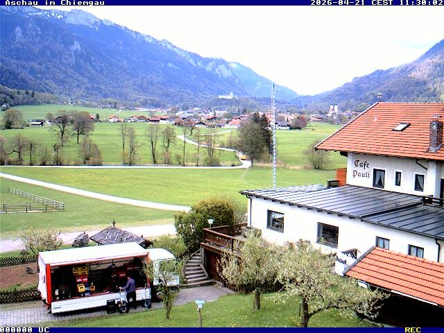 Archiv Foto Webcam Aschau im Chiemgau - Blick Richtung Süden auf Aschau