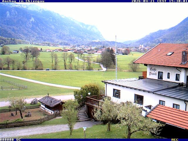 Archiv Foto Webcam Aschau im Chiemgau - Blick Richtung Süden auf Aschau