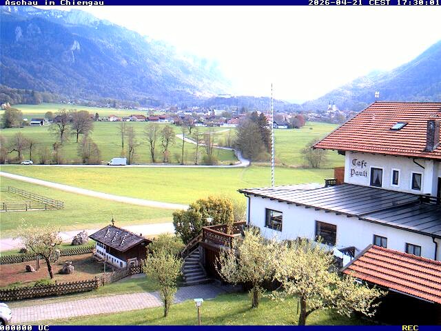 Archiv Foto Webcam Aschau im Chiemgau - Blick Richtung Süden auf Aschau