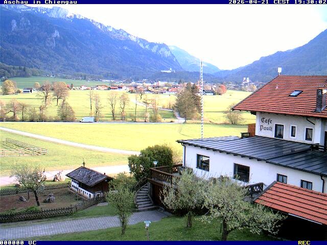 Archiv Foto Webcam Aschau im Chiemgau - Blick Richtung Süden auf Aschau