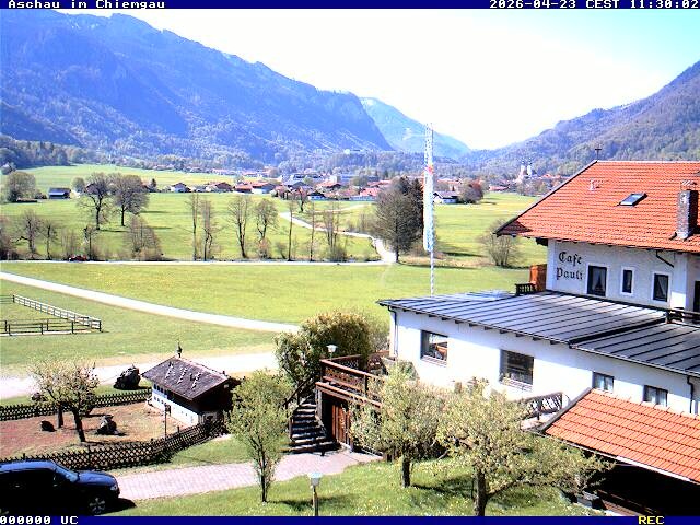 Archiv Foto Webcam Aschau im Chiemgau - Blick Richtung Süden auf Aschau