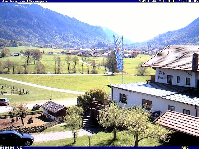 Archiv Foto Webcam Aschau im Chiemgau - Blick Richtung Süden auf Aschau