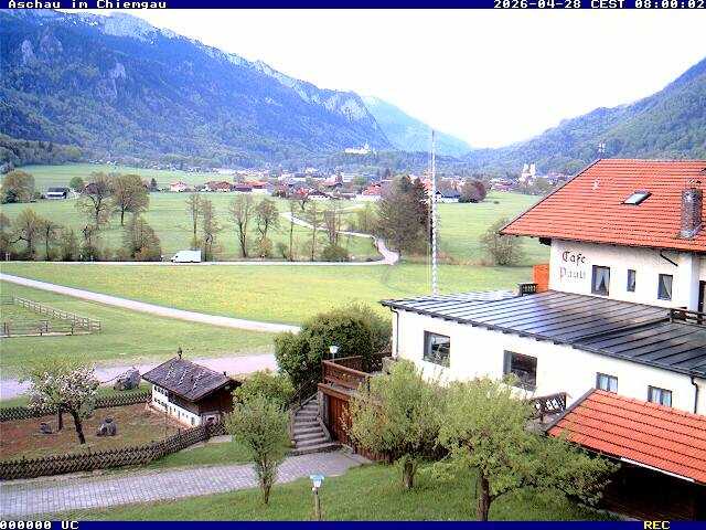 Archiv Foto Webcam Aschau im Chiemgau - Blick Richtung Süden auf Aschau