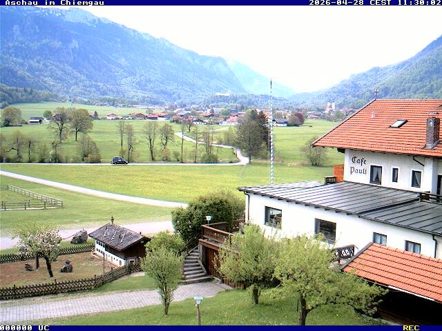 Archiv Foto Webcam Aschau im Chiemgau - Blick Richtung Süden auf Aschau