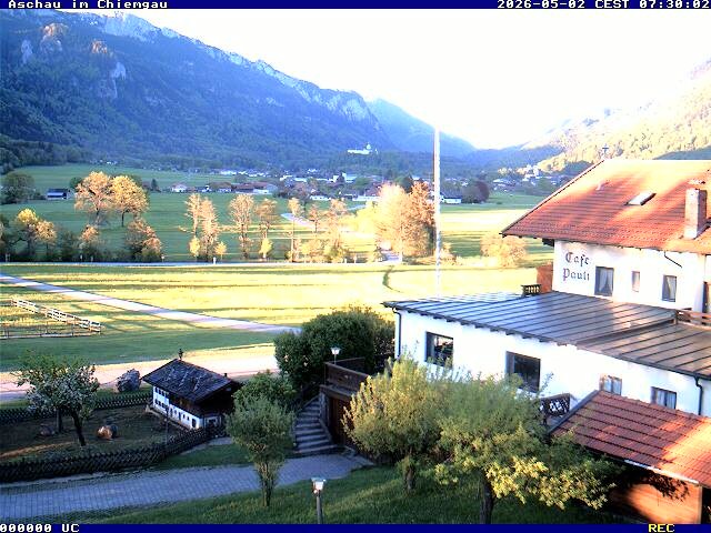 Archiv Foto Webcam Aschau im Chiemgau - Blick Richtung Süden auf Aschau