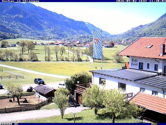 Archiv Foto Webcam Aschau im Chiemgau - Blick Richtung Süden auf Aschau