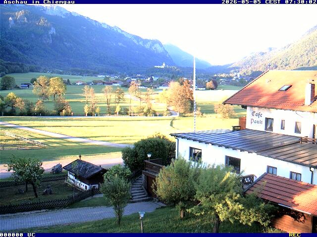 Archiv Foto Webcam Aschau im Chiemgau - Blick Richtung Süden auf Aschau