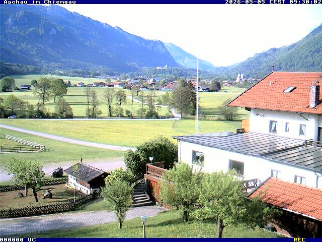 Archiv Foto Webcam Aschau im Chiemgau - Blick Richtung Süden auf Aschau