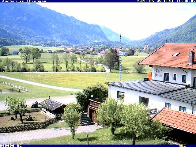 Archiv Foto Webcam Aschau im Chiemgau - Blick Richtung Süden auf Aschau