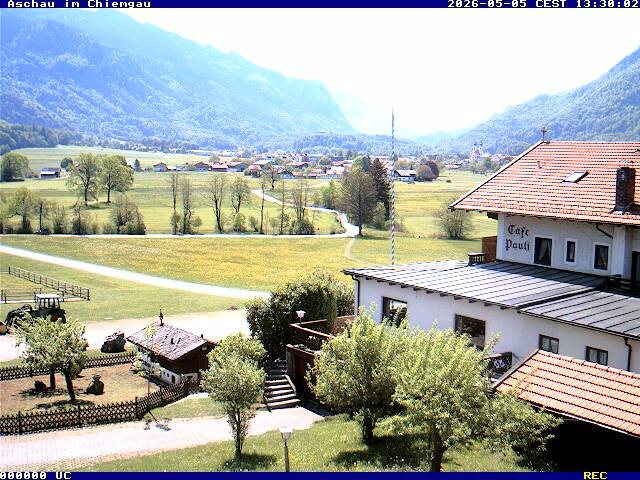 Archiv Foto Webcam Aschau im Chiemgau - Blick Richtung Süden auf Aschau