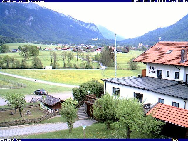 Archiv Foto Webcam Aschau im Chiemgau - Blick Richtung Süden auf Aschau