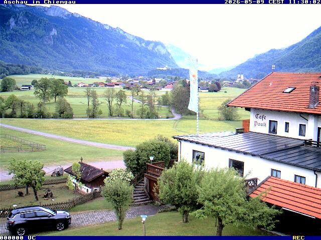 Archiv Foto Webcam Aschau im Chiemgau - Blick Richtung Süden auf Aschau