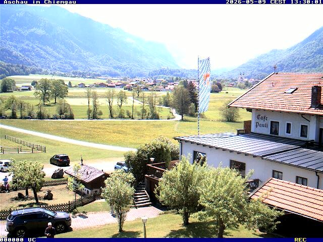 Archiv Foto Webcam Aschau im Chiemgau - Blick Richtung Süden auf Aschau