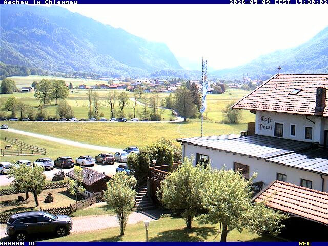Archiv Foto Webcam Aschau im Chiemgau - Blick Richtung Süden auf Aschau