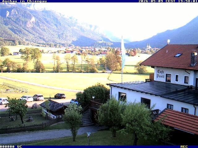 Archiv Foto Webcam Aschau im Chiemgau - Blick Richtung Süden auf Aschau