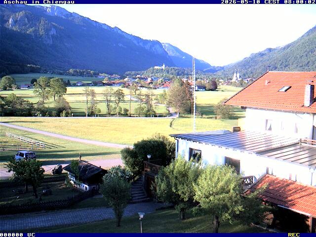 Archiv Foto Webcam Aschau im Chiemgau - Blick Richtung Süden auf Aschau