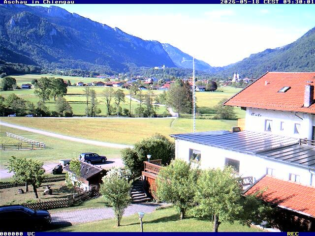 Archiv Foto Webcam Aschau im Chiemgau - Blick Richtung Süden auf Aschau
