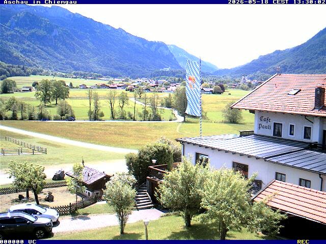 Archiv Foto Webcam Aschau im Chiemgau - Blick Richtung Süden auf Aschau