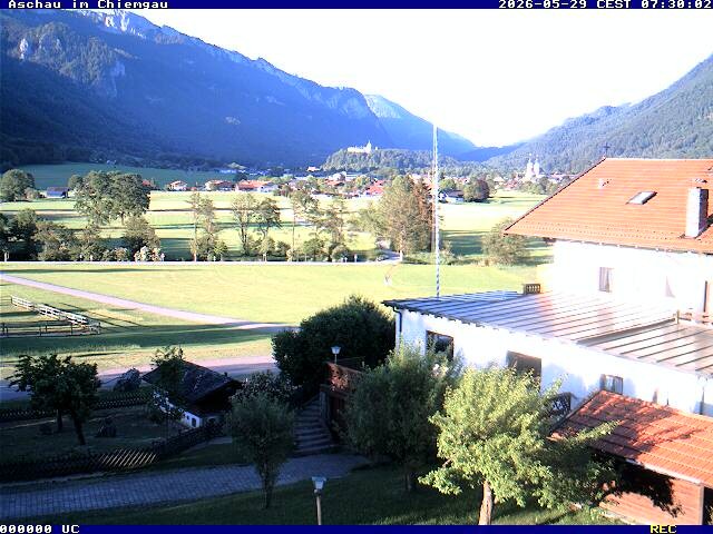 Archiv Foto Webcam Aschau im Chiemgau - Blick Richtung Süden auf Aschau