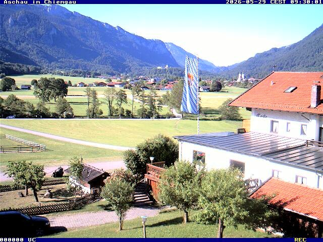 Archiv Foto Webcam Aschau im Chiemgau - Blick Richtung Süden auf Aschau
