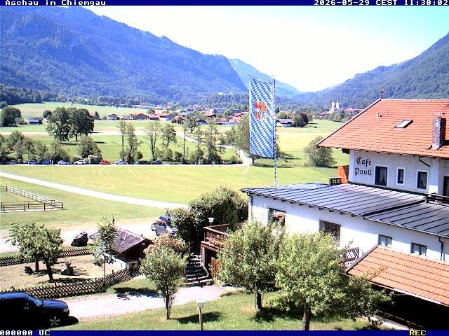 Archiv Foto Webcam Aschau im Chiemgau - Blick Richtung Süden auf Aschau