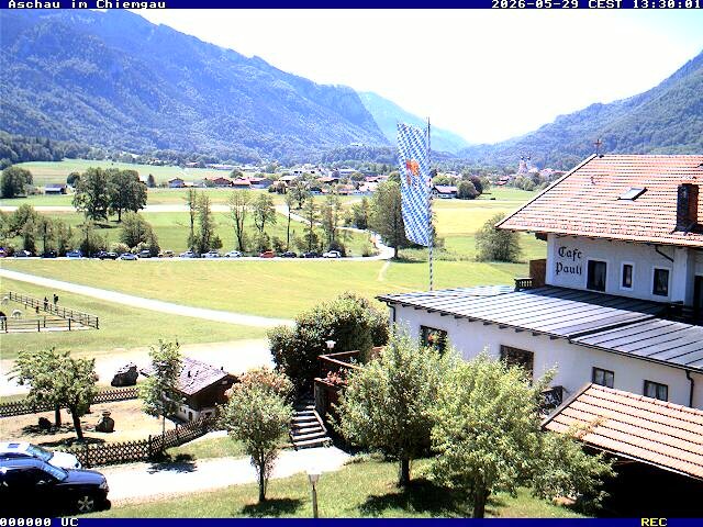 Archiv Foto Webcam Aschau im Chiemgau - Blick Richtung Süden auf Aschau