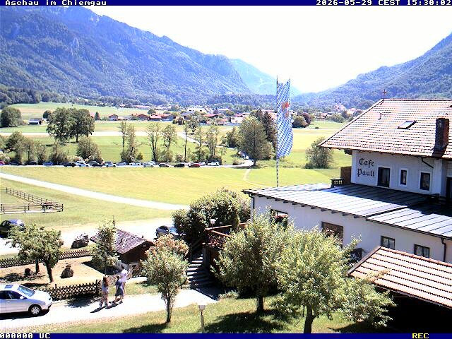 Archiv Foto Webcam Aschau im Chiemgau - Blick Richtung Süden auf Aschau