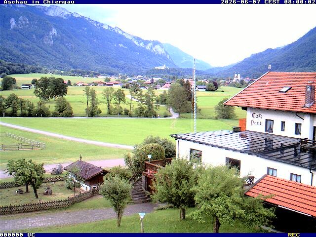 Archiv Foto Webcam Aschau im Chiemgau - Blick Richtung Süden auf Aschau