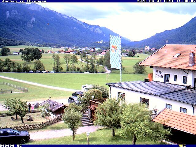 Archiv Foto Webcam Aschau im Chiemgau - Blick Richtung Süden auf Aschau