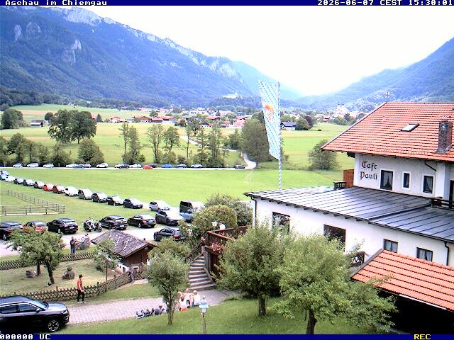 Archiv Foto Webcam Aschau im Chiemgau - Blick Richtung Süden auf Aschau