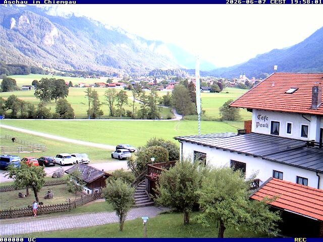 Archiv Foto Webcam Aschau im Chiemgau - Blick Richtung Süden auf Aschau