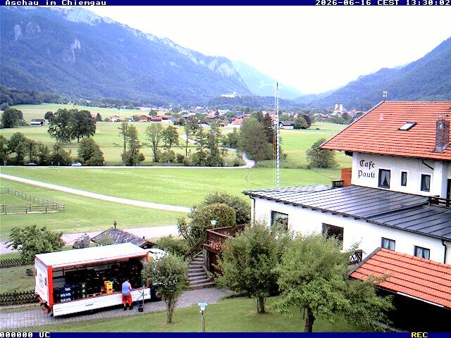 Archiv Foto Webcam Aschau im Chiemgau - Blick Richtung Süden auf Aschau