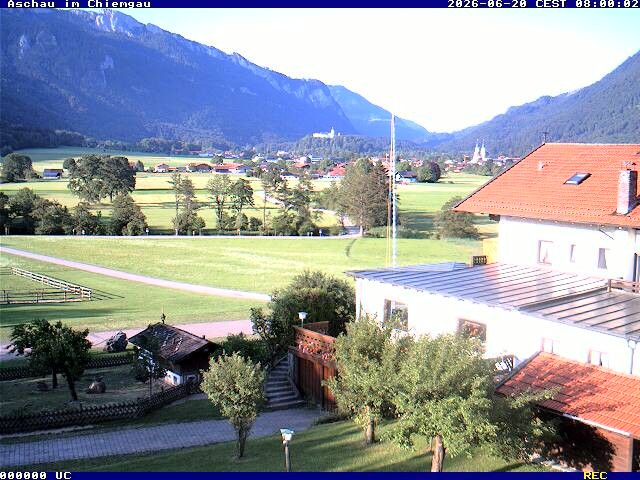 Archiv Foto Webcam Aschau im Chiemgau - Blick Richtung Süden auf Aschau
