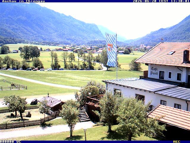Archiv Foto Webcam Aschau im Chiemgau - Blick Richtung Süden auf Aschau