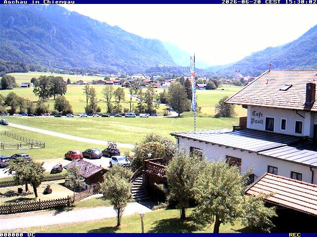 Archiv Foto Webcam Aschau im Chiemgau - Blick Richtung Süden auf Aschau