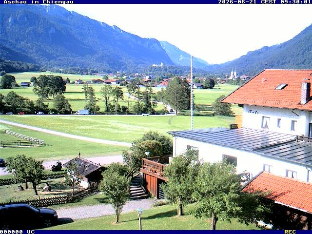 Archiv Foto Webcam Aschau im Chiemgau - Blick Richtung Süden auf Aschau