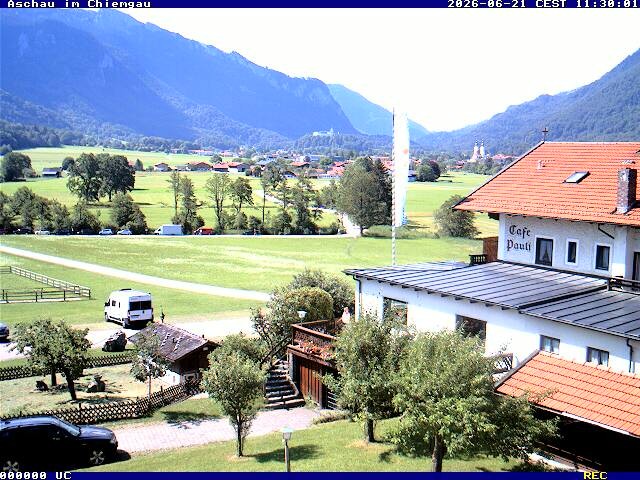 Archiv Foto Webcam Aschau im Chiemgau - Blick Richtung Süden auf Aschau