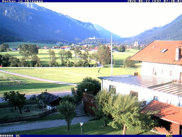 Archived image Webcam Aschau (Chiemgau) - Cafe Pauli