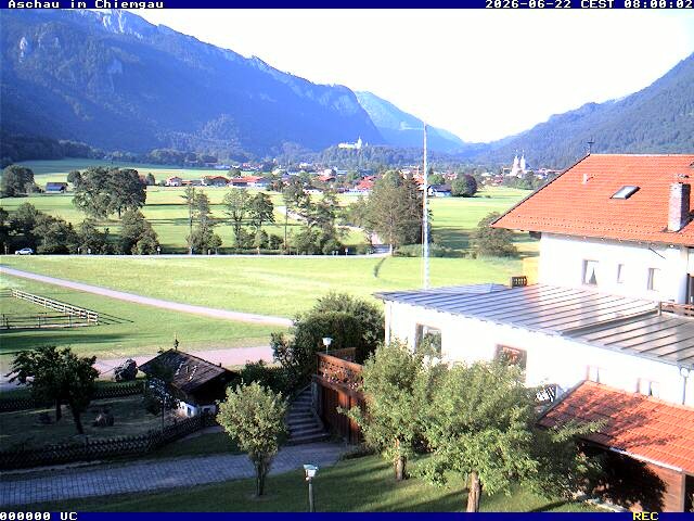Archived image Webcam Aschau (Chiemgau) - Cafe Pauli