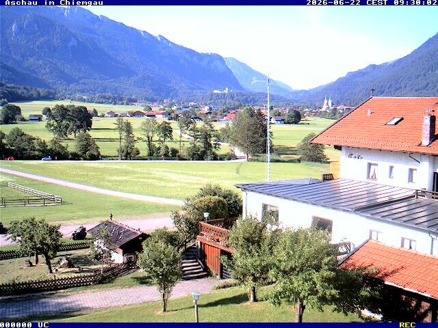 Archived image Webcam Aschau (Chiemgau) - Cafe Pauli